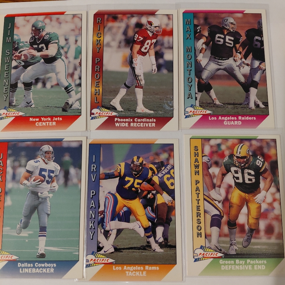 Pacifica Football Trading Cards Set